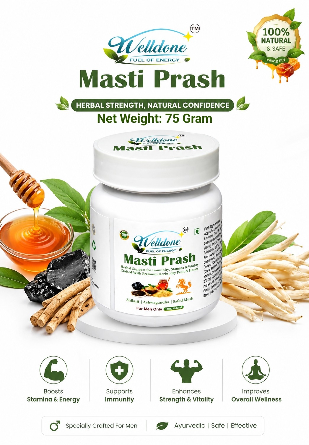 WellDone MASTI PRASH  (75 GRAM)
